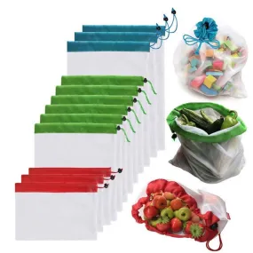 12pcs Reusable  Produce Bags