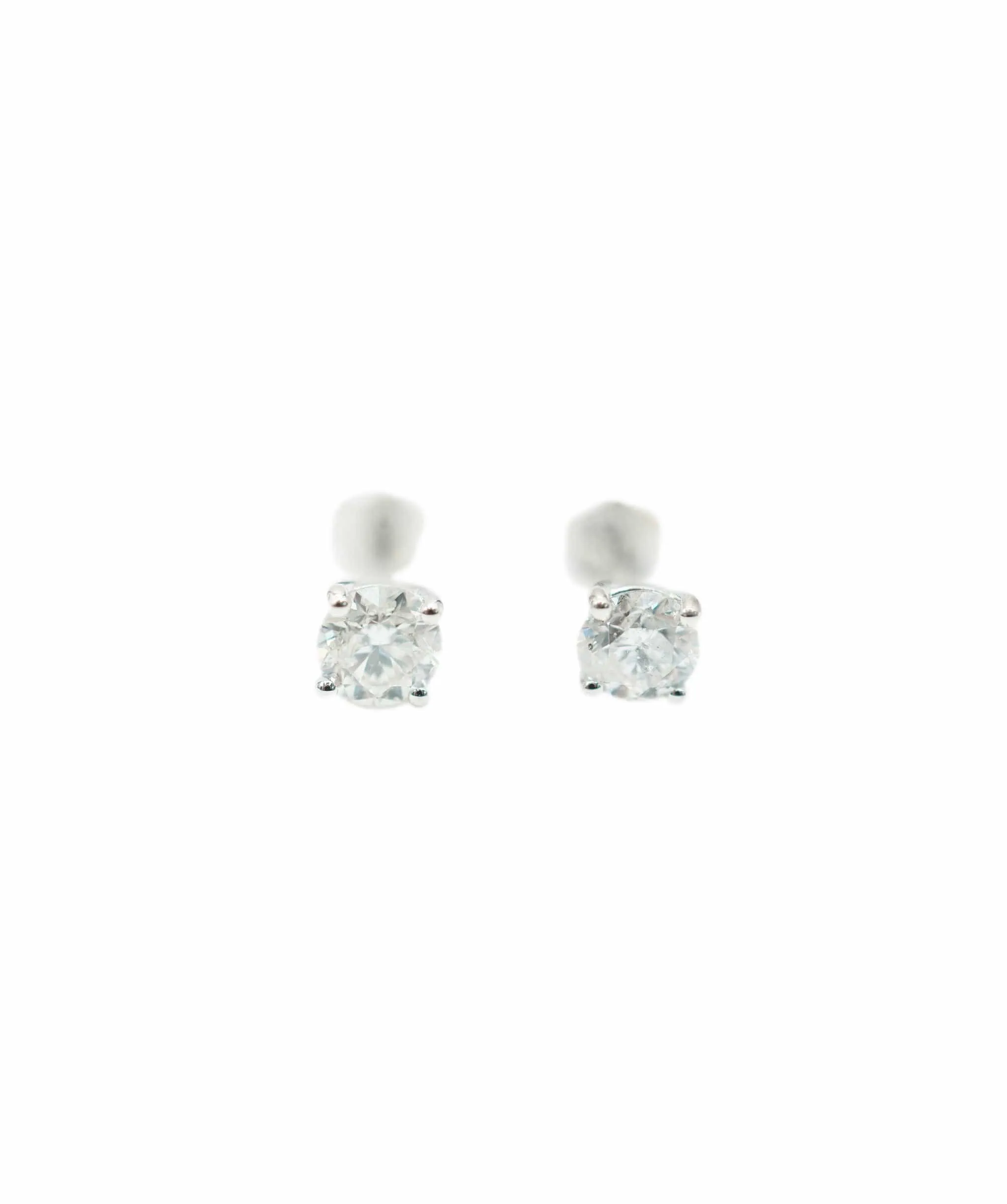 1CT J ROUND SHAPE DIAMOND ANL-S39-4  Stud pair