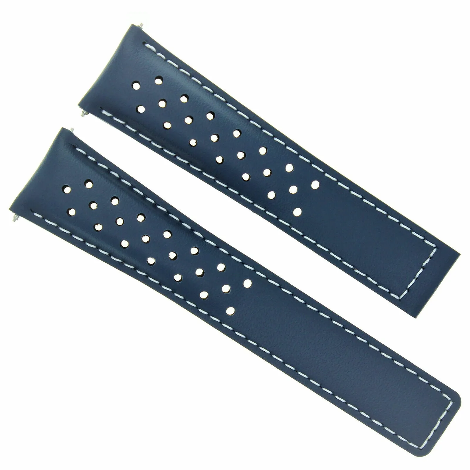 20-22MM LEATHER STRAP BAND FOR TAG HEUER CARRERA CV2010 PERFORAT CLASP FC5037,40