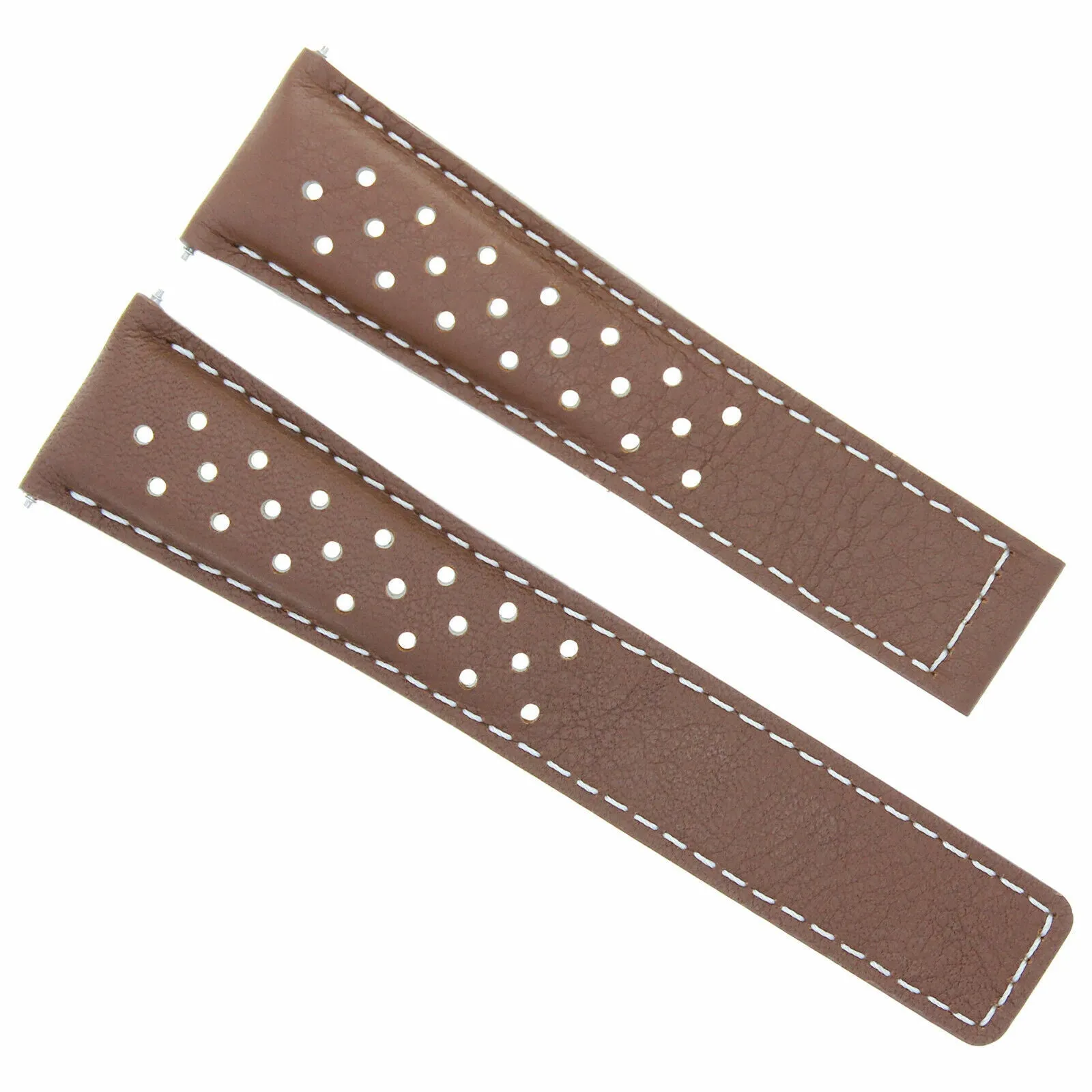 20-22MM LEATHER STRAP BAND FOR TAG HEUER CARRERA CV2010 PERFORAT CLASP FC5037,40