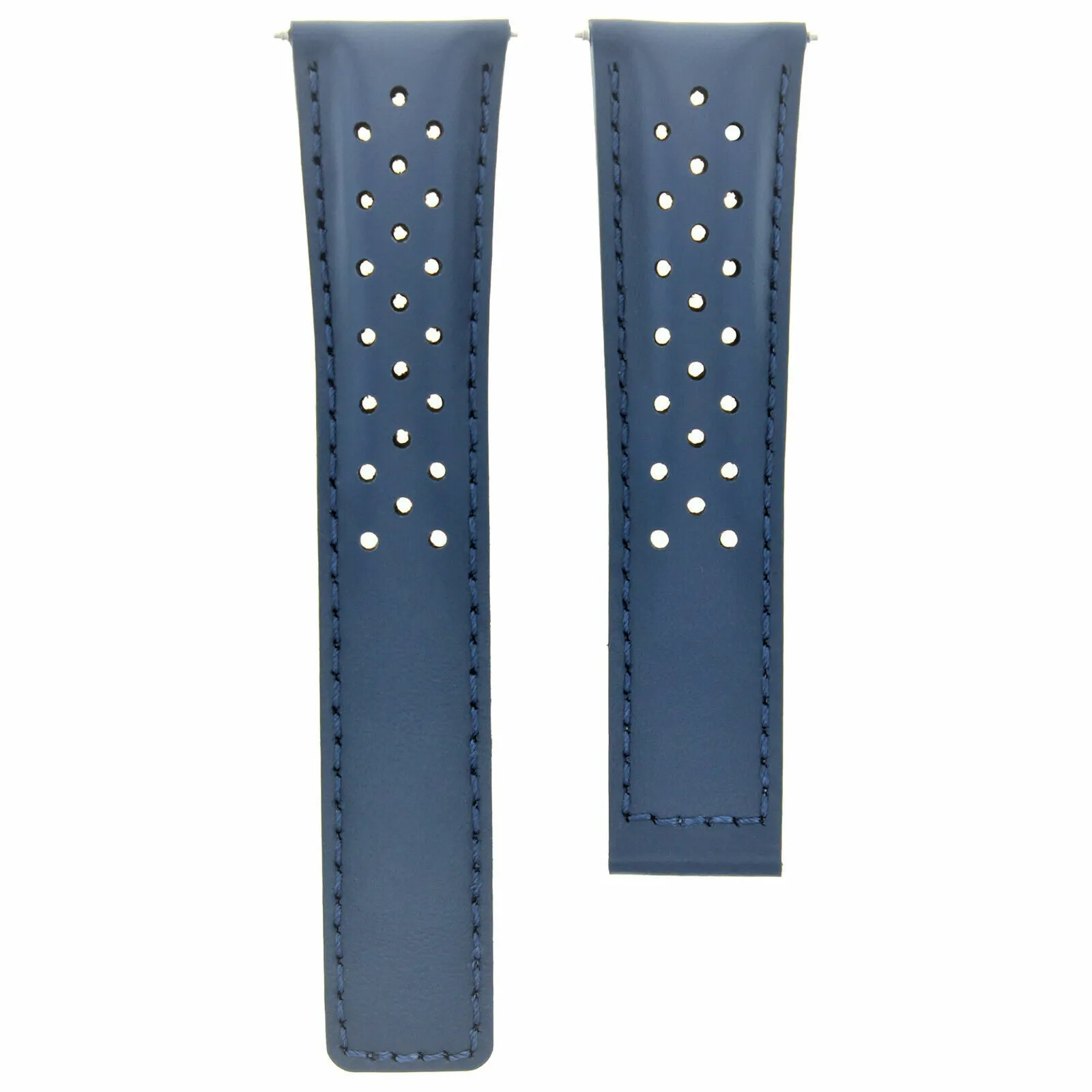 20-22MM LEATHER STRAP BAND FOR TAG HEUER CARRERA CV2010 PERFORAT CLASP FC5037,40