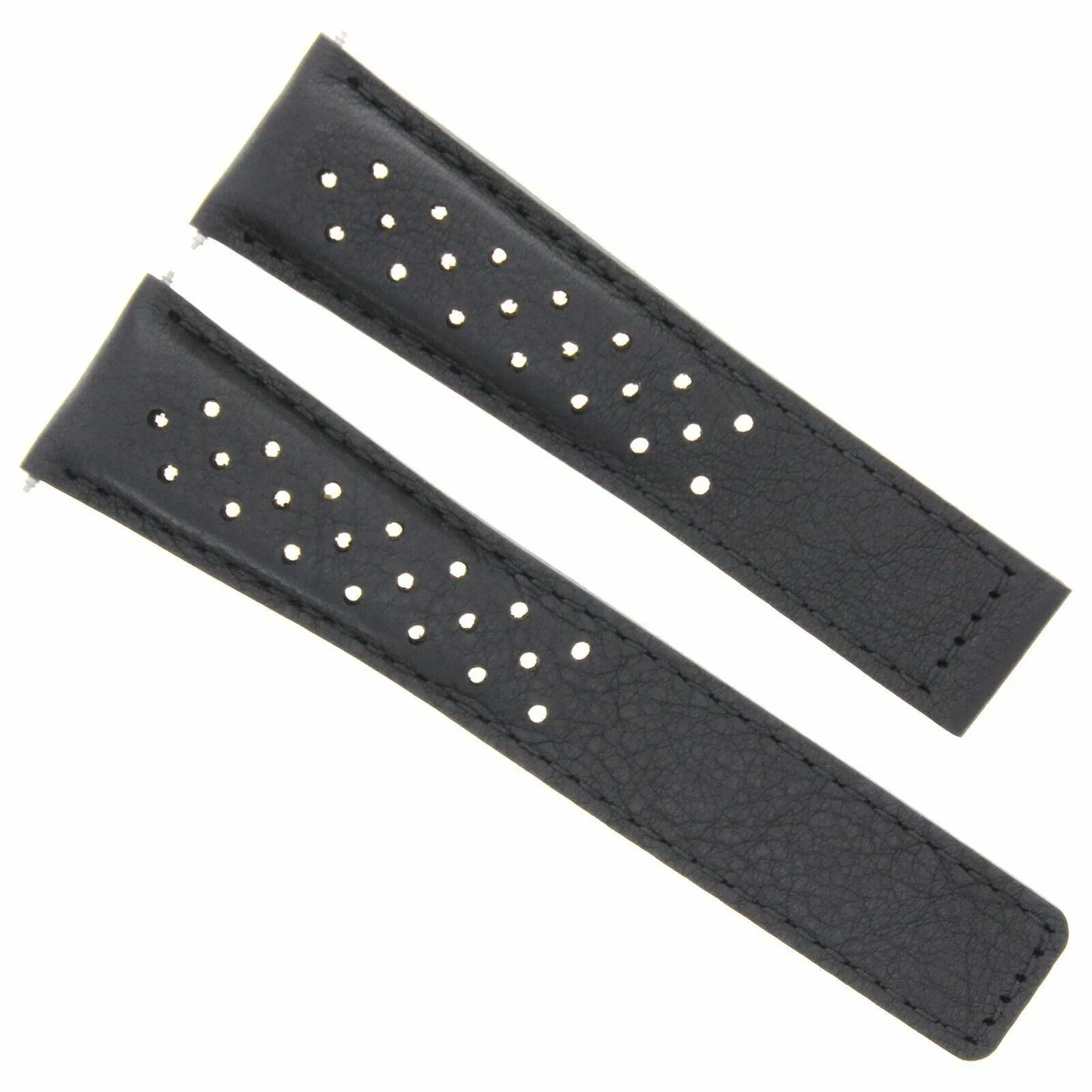 20-22MM LEATHER STRAP BAND FOR TAG HEUER CARRERA CV2010 PERFORAT CLASP FC5037,40