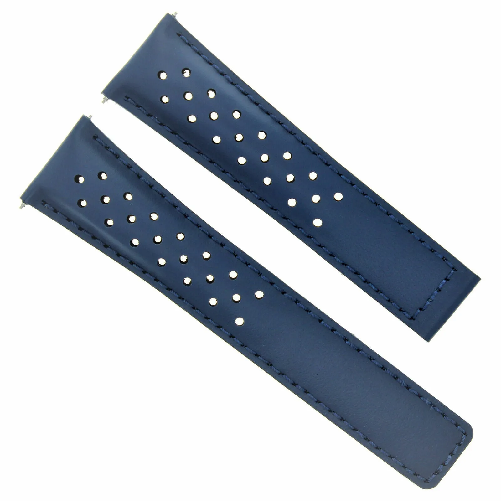 20-22MM LEATHER STRAP BAND FOR TAG HEUER CARRERA CV2010 PERFORAT CLASP FC5037,40