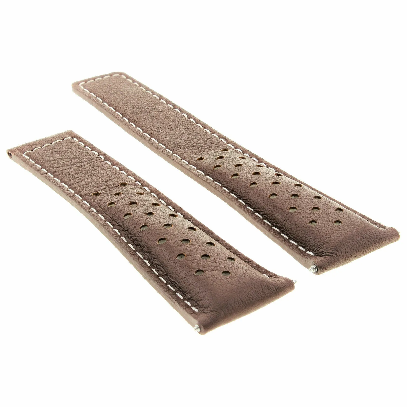 20-22MM LEATHER STRAP BAND FOR TAG HEUER CARRERA CV2010 PERFORAT CLASP FC5037,40
