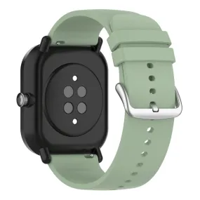 20mm Amazfit GTS 3 silicone watch strap - Light Green