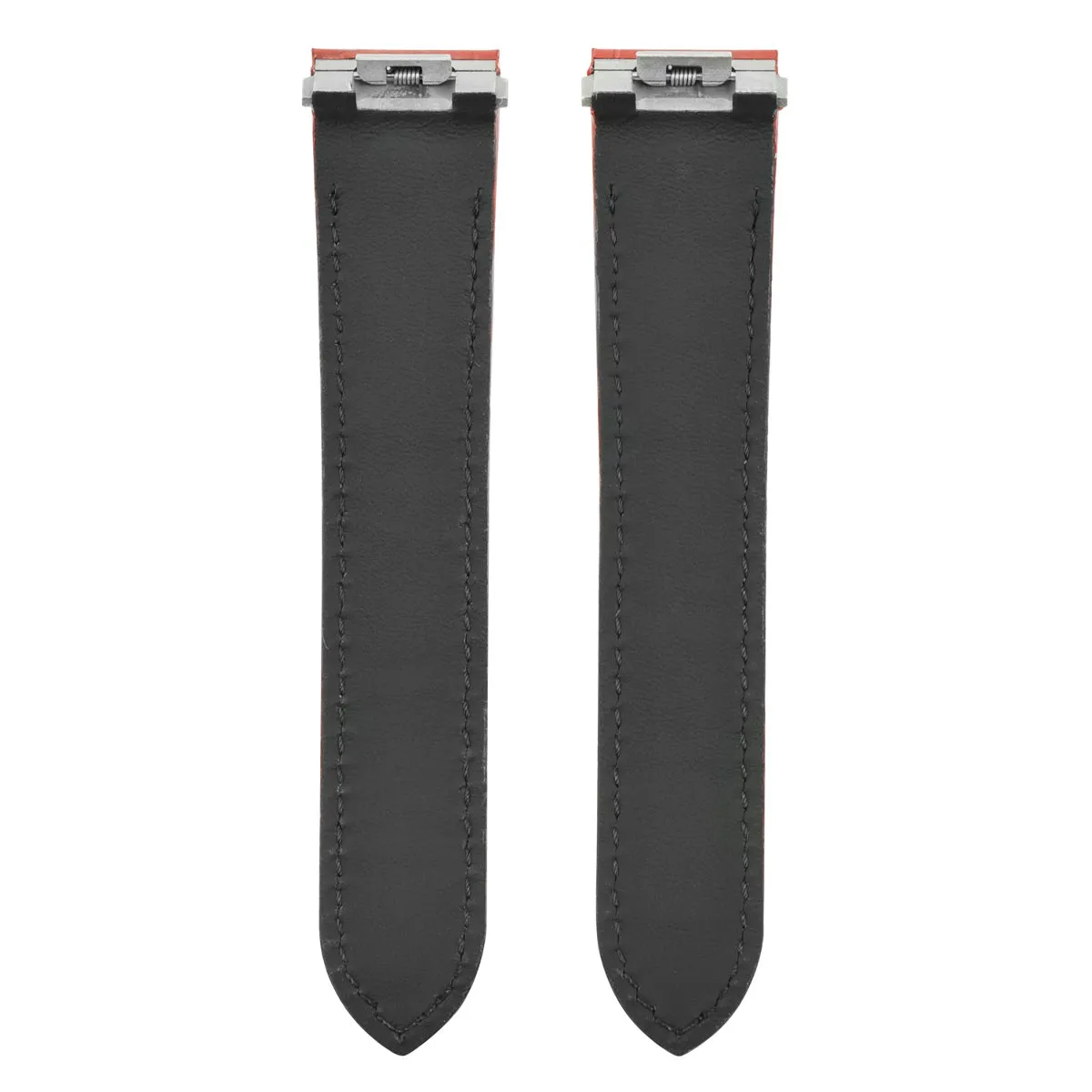 20MM LEATHER WATCH STRAP BAND FOR CARTIER ROADSTER QUICK RELEASE 2618 2619 RED