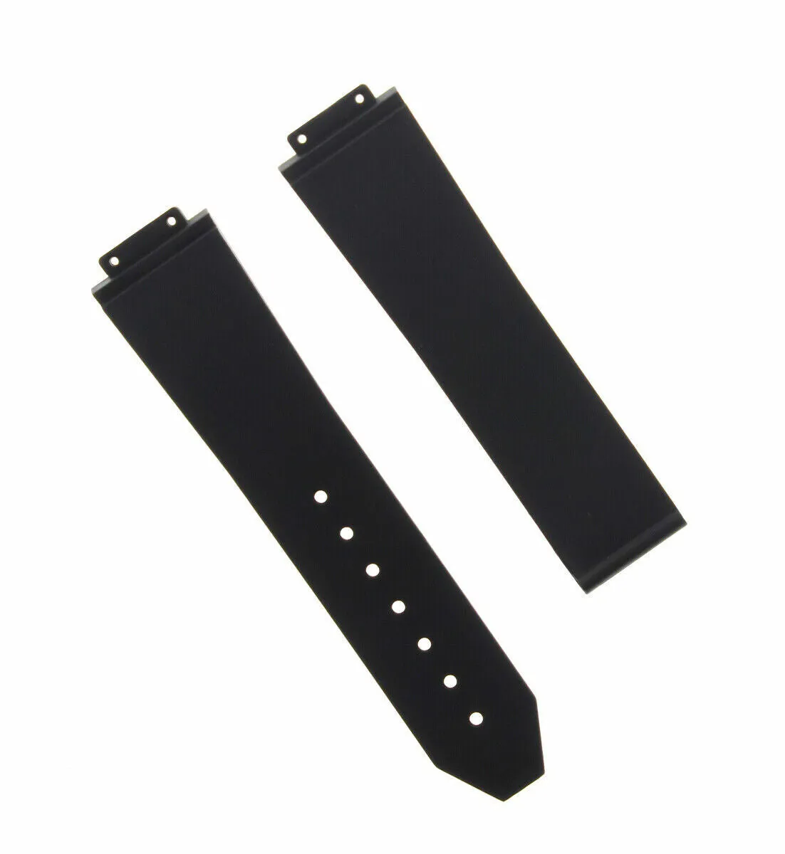 21-24-25MM RUBBER SILICONE WATCH BAND STRAP FOR H HUBLOT  2 BK SCREW SCREWDRIVER