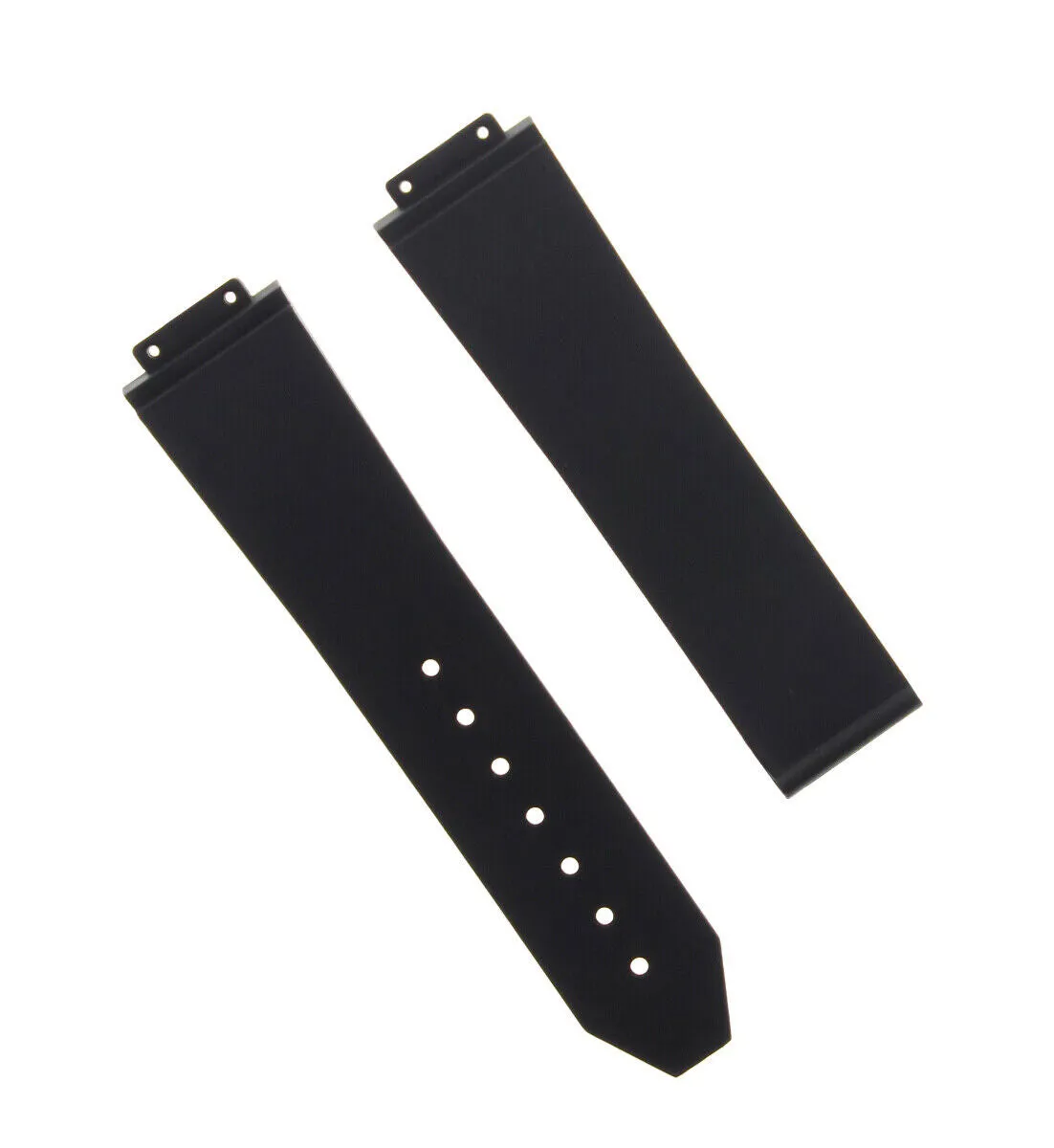 21-24-25MM RUBBER SILICONE WATCH BAND STRAP FOR H HUBLOT  2 BK SCREW SCREWDRIVER