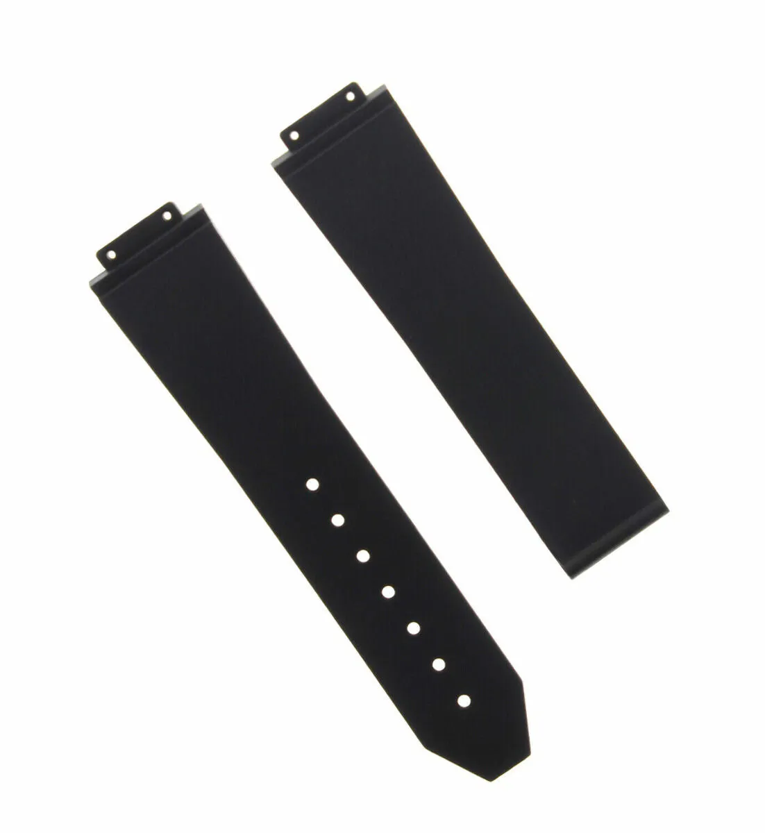 21-24-25MM RUBBER SILICONE WATCH BAND STRAP FOR H HUBLOT  2 BK SCREW SCREWDRIVER