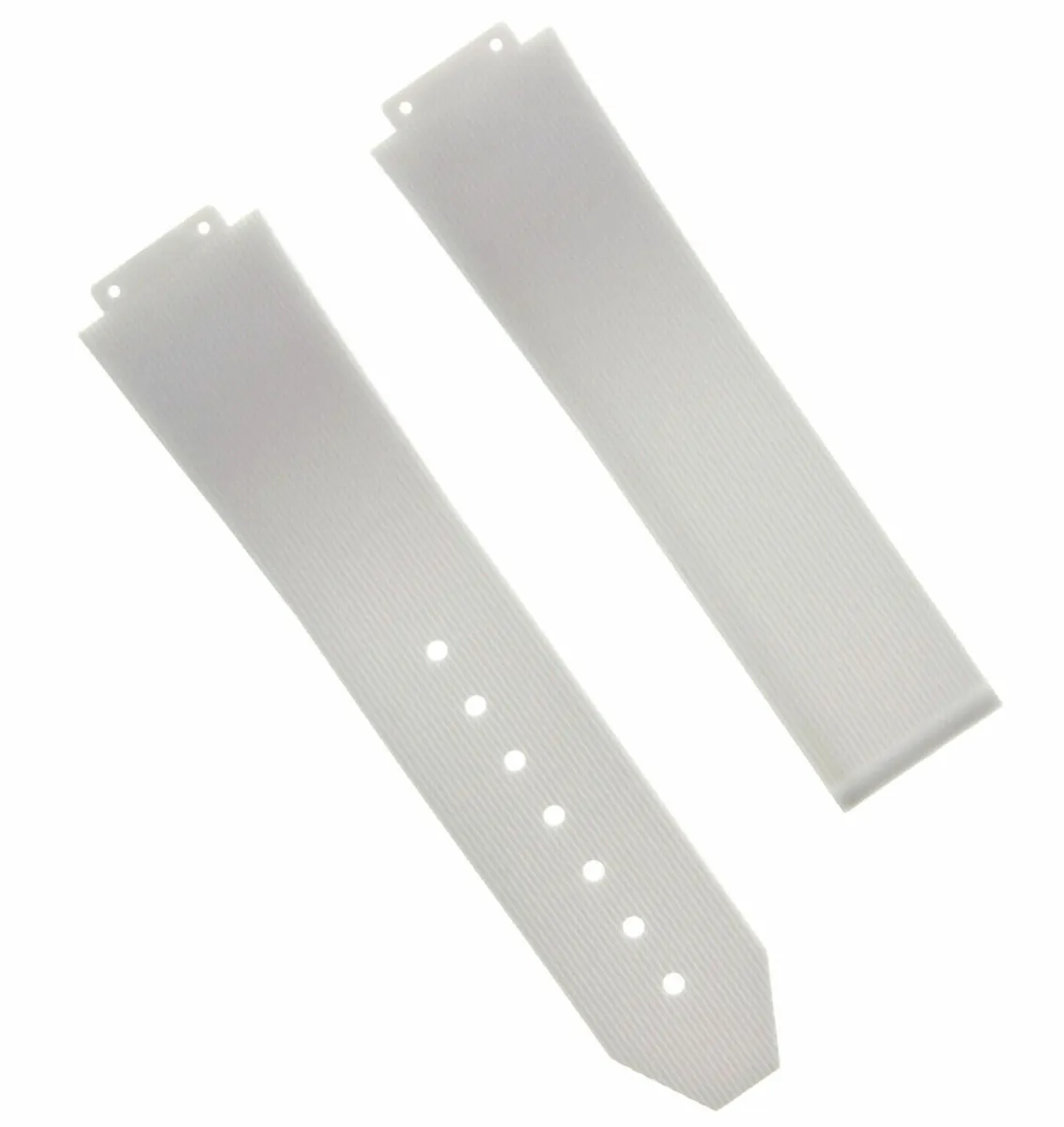 21-24-25MM RUBBER SILICONE WATCH BAND STRAP FOR H HUBLOT  2 BK SCREW SCREWDRIVER