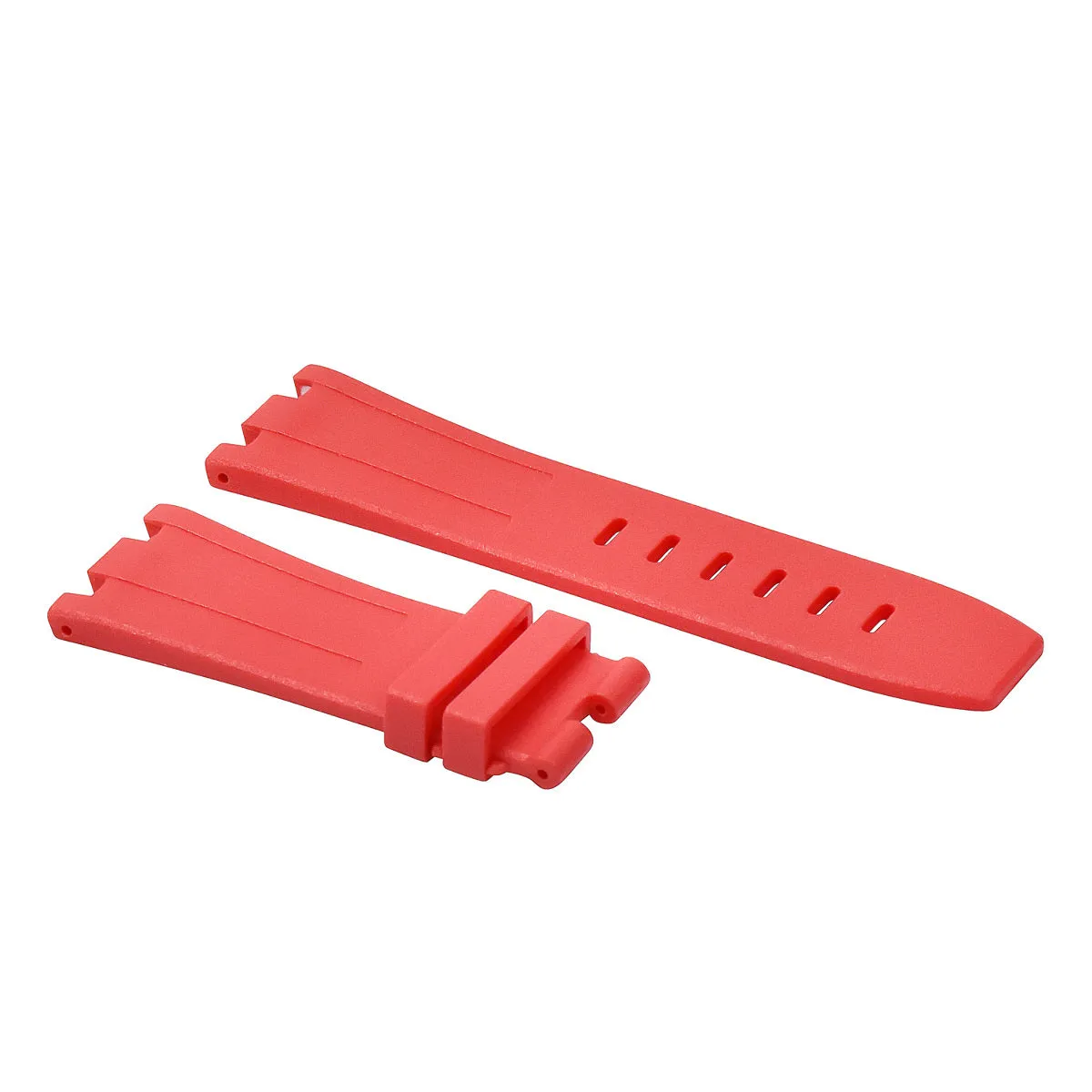 28MM RUBBER BAND STRAP FIT 42MM AUDEMARS PIGUET ROYAL OAK OFFSHORE WATCH RED