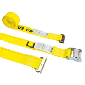 2" x 12' Yellow E-Track Cam Buckle Strap