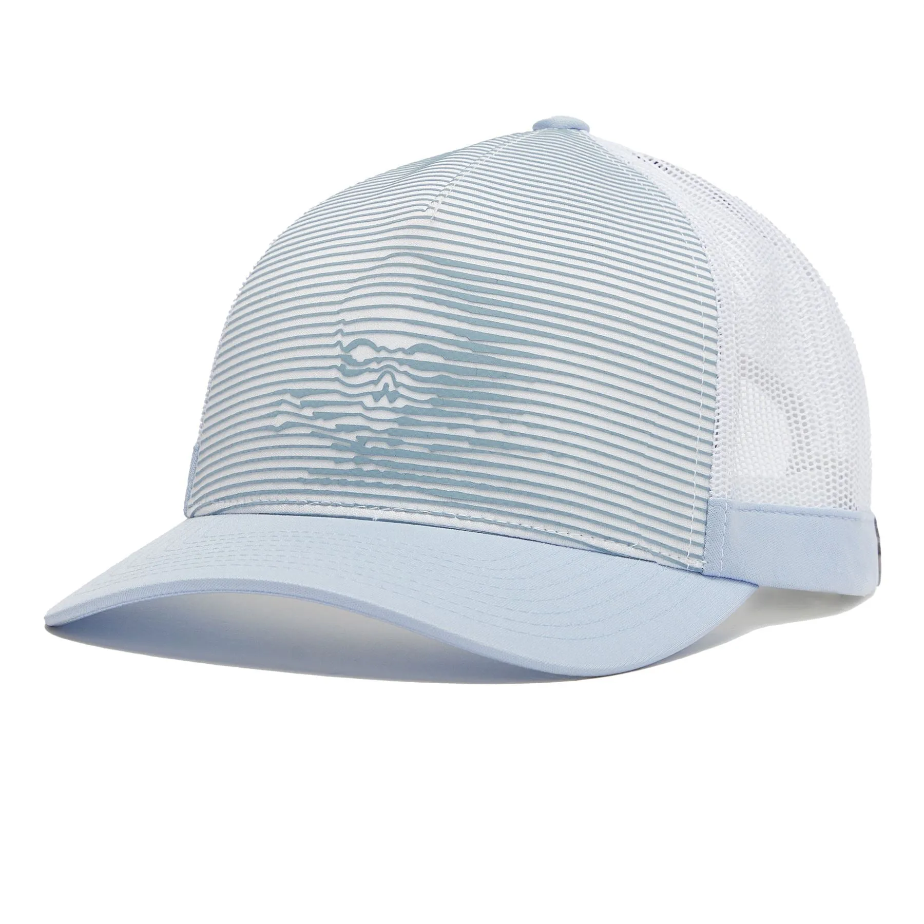 3D Skull & T'S Interlock Knit Trucker Hat Drizzle - AW23