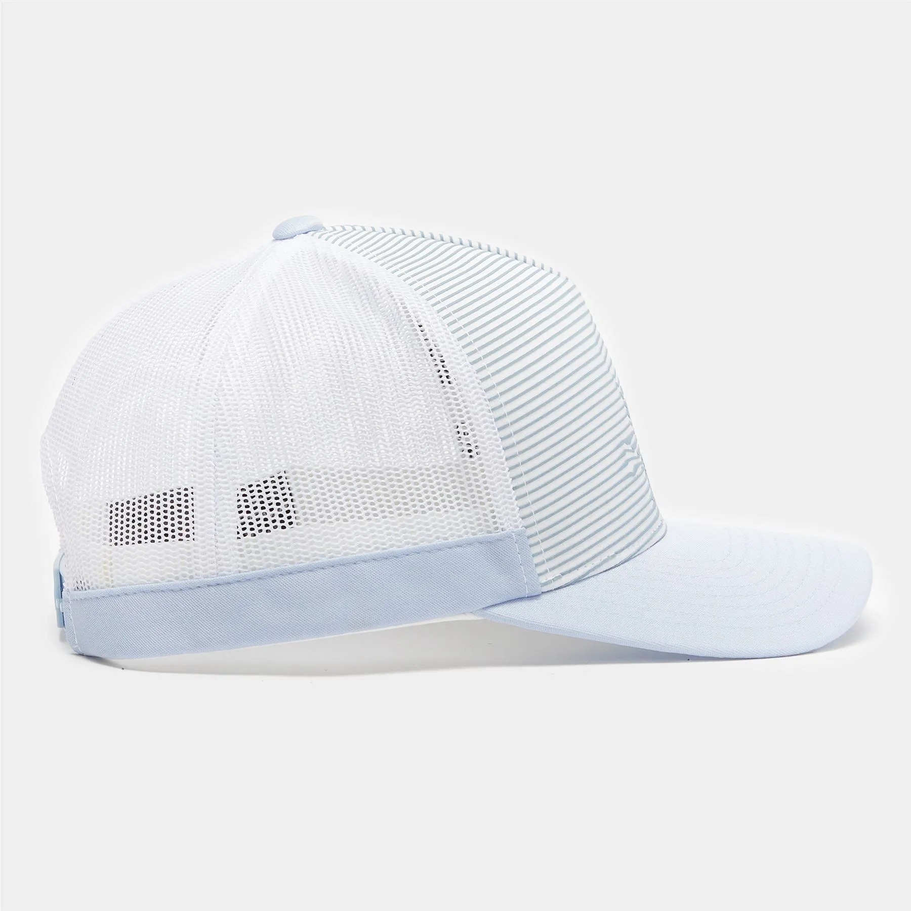 3D Skull & T'S Interlock Knit Trucker Hat Drizzle - AW23