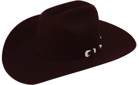 AMERICAN HAT 7X BLACK CHERRY FELT HAT