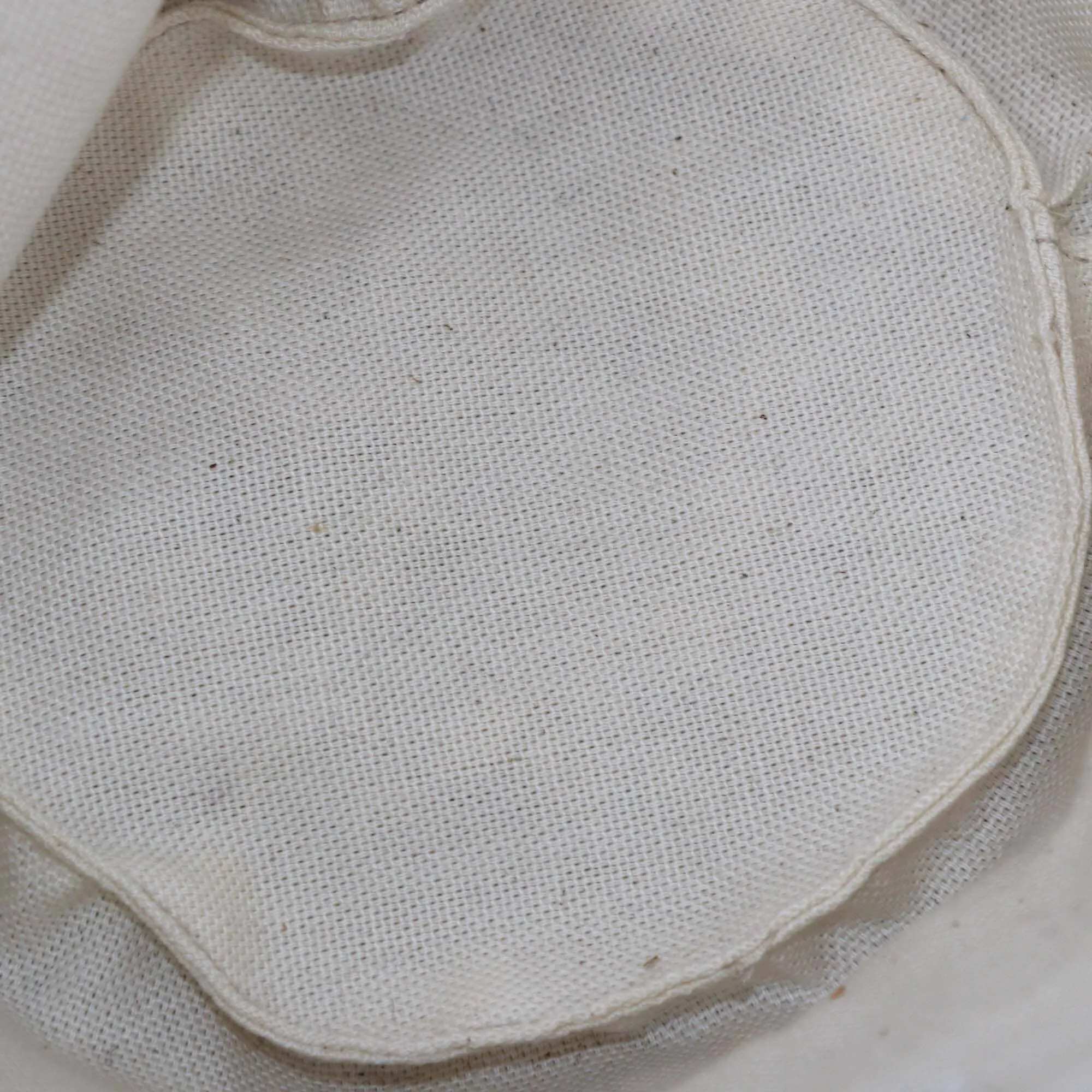 Antonella Rizza Neutrals Feather Trim Basket Bag