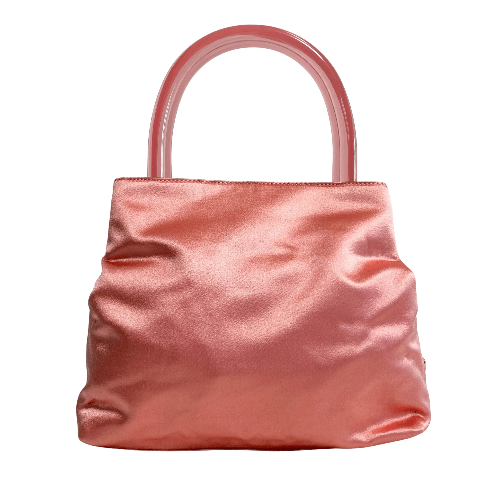 Archive Pink Satin Handle Bag
