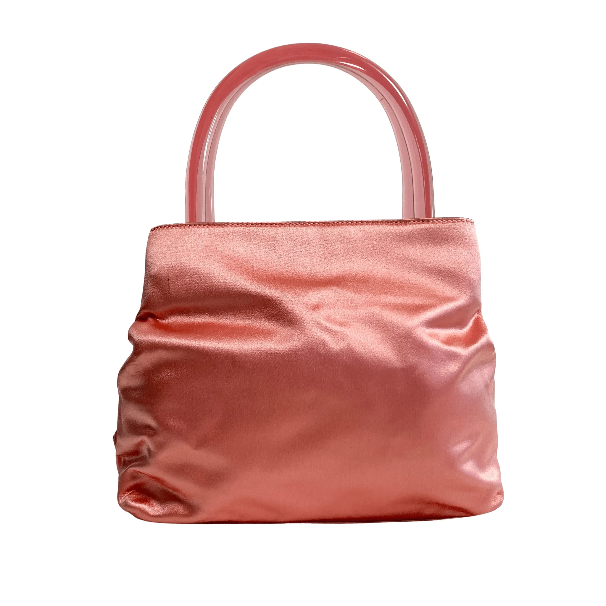Archive Pink Satin Handle Bag