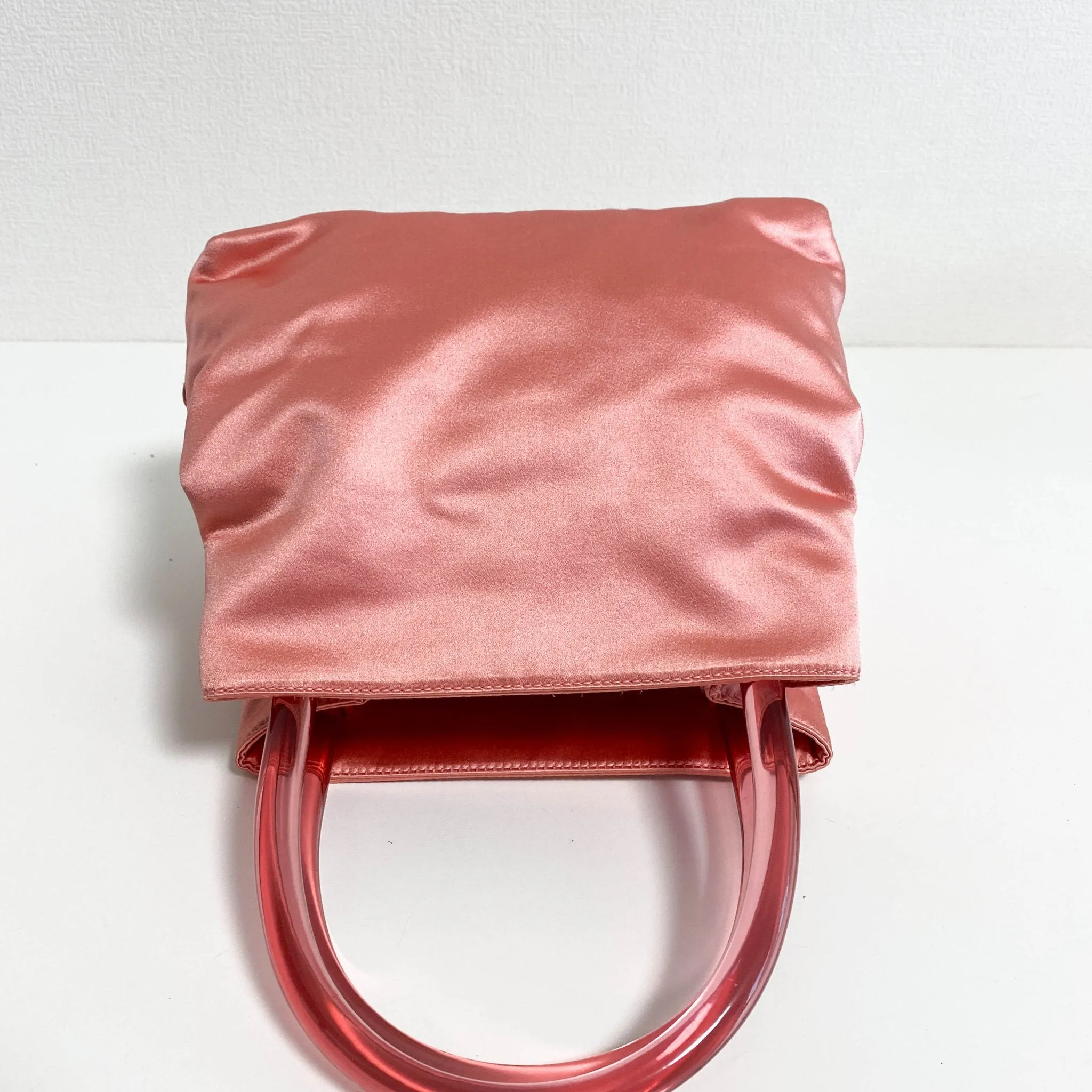 Archive Pink Satin Handle Bag