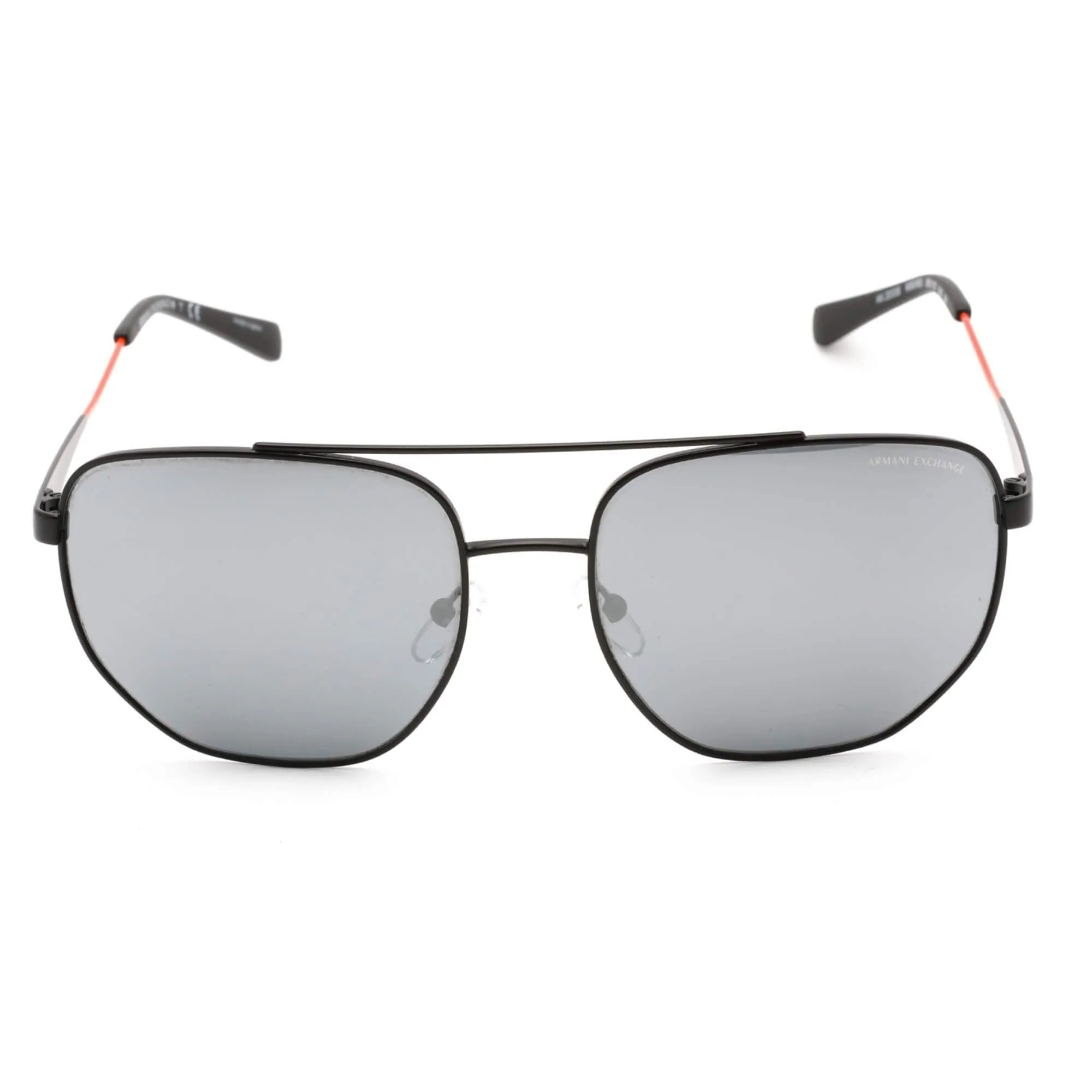 Armani Exchange Men's Sunglasses - Matte Black Frame Mirrored Lens | AX2033S 60636G