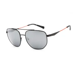 Armani Exchange Men's Sunglasses - Matte Black Frame Mirrored Lens | AX2033S 60636G