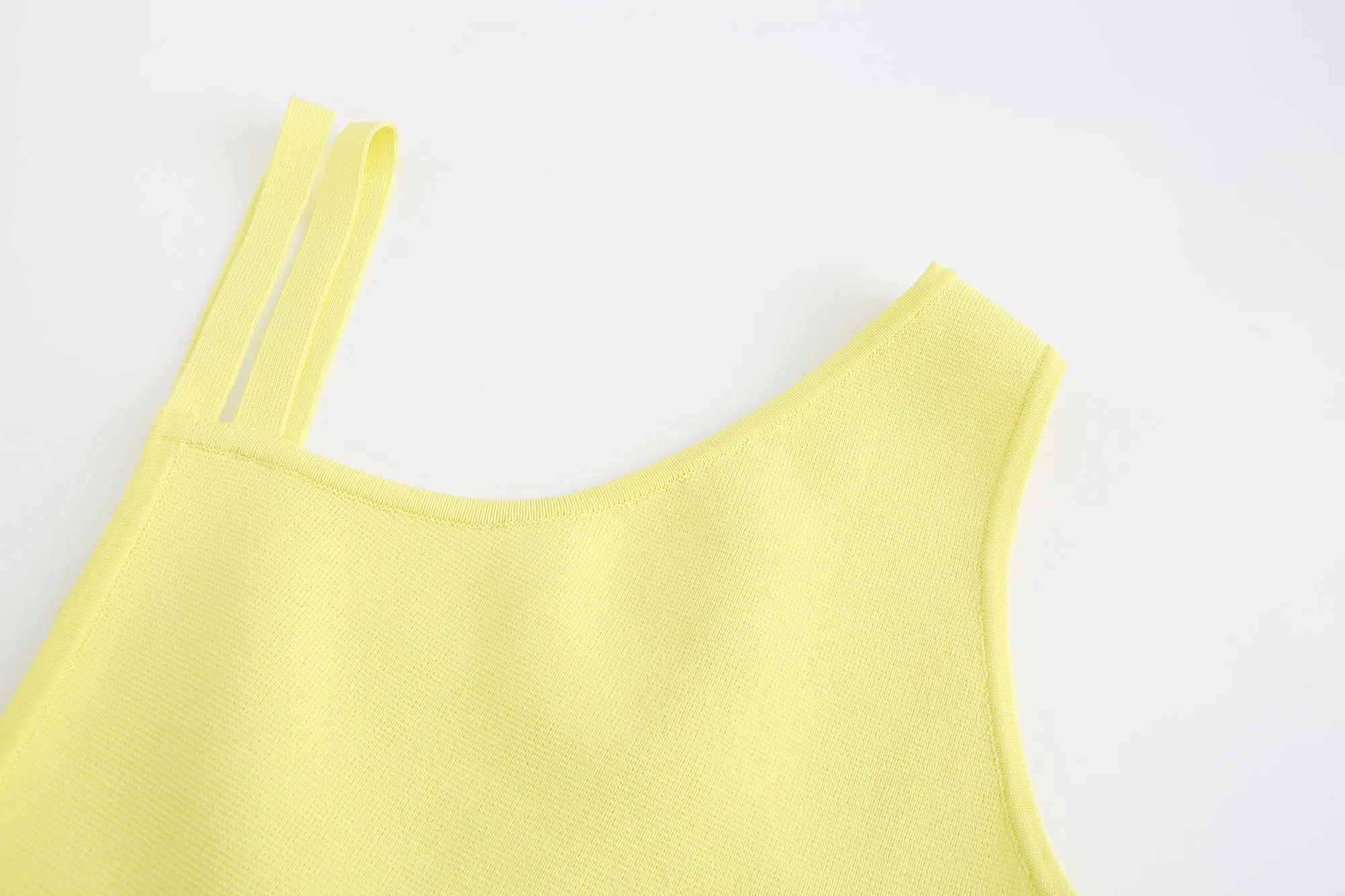 Asymmetric Sling Knit Vest