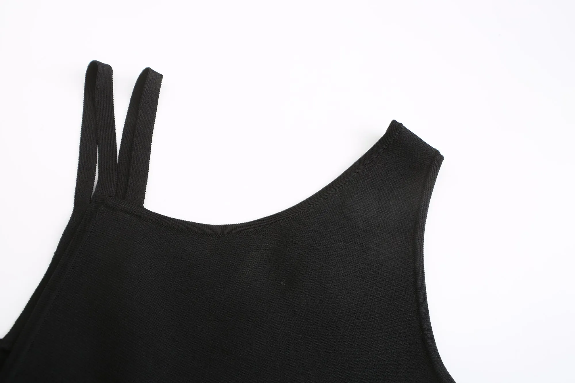 Asymmetric Sling Knit Vest
