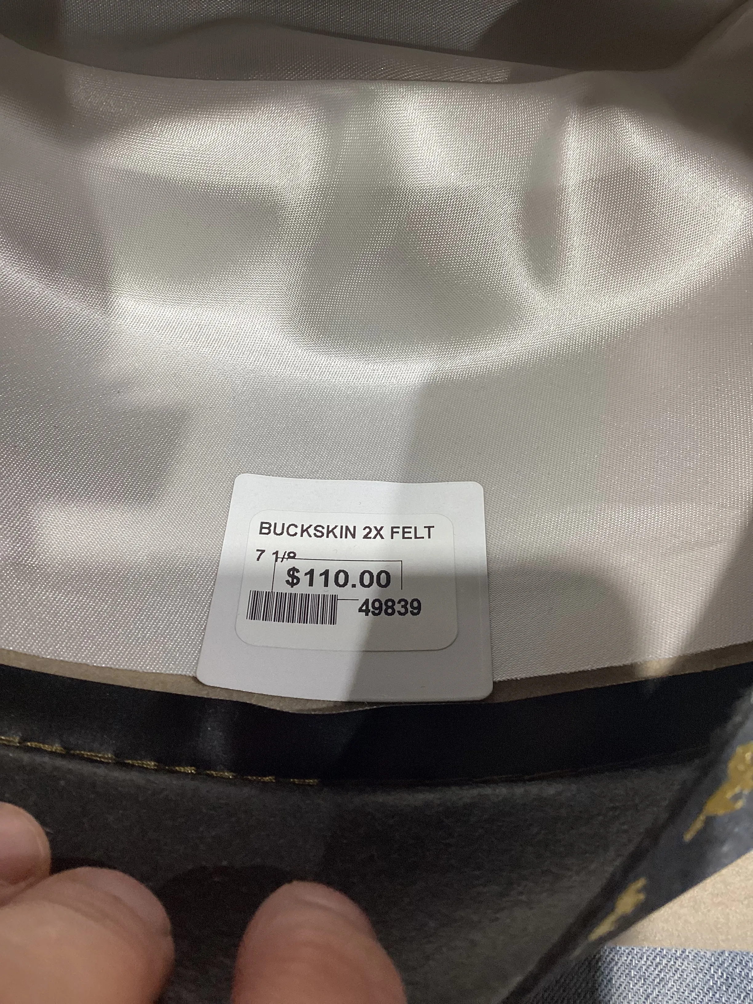 ATWOOD BUCKSKIN 2X FELT CATTLEMAN HAT
