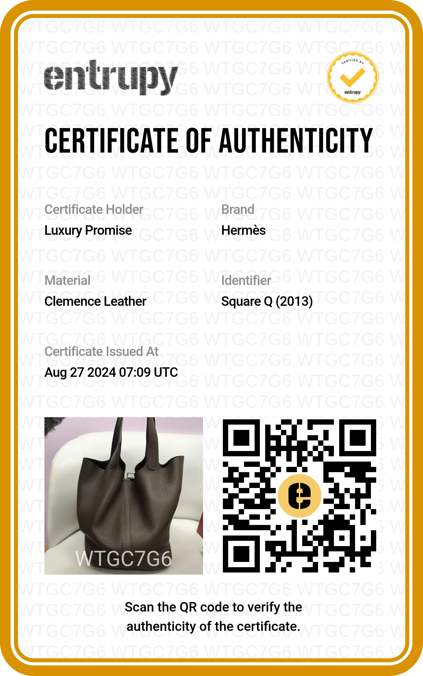 *AUCTION* Hermès Picotin 26 Chocolate Clemence PHW #G 06315B