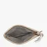 Austin Flapover Tassel Crossbody Clutch in Sand