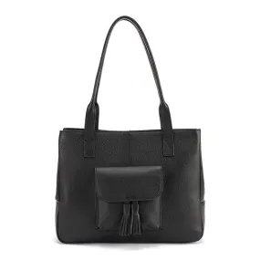 Ava – Leather Tassel Handbag