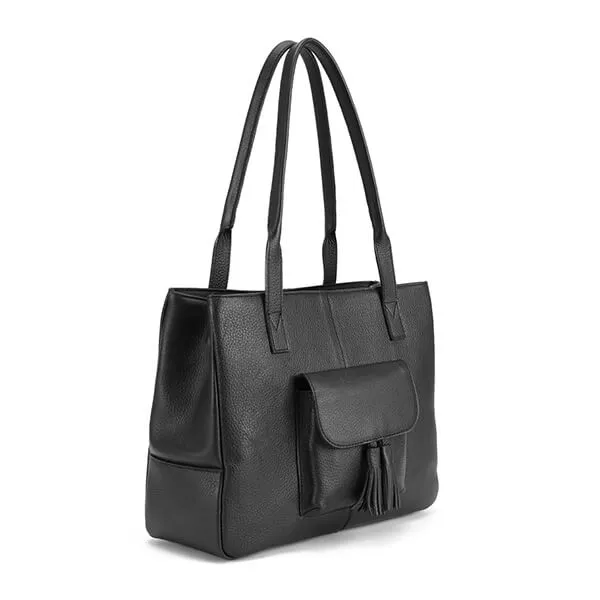 Ava – Leather Tassel Handbag