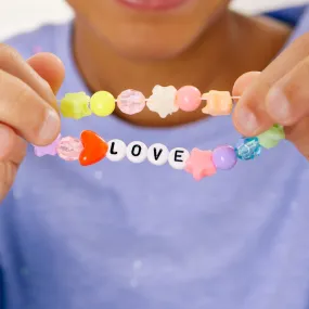 Bead Jewelry Jar Rainbow