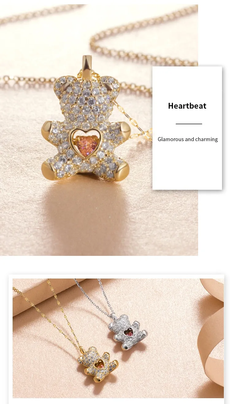 Bear Pendant Necklaces