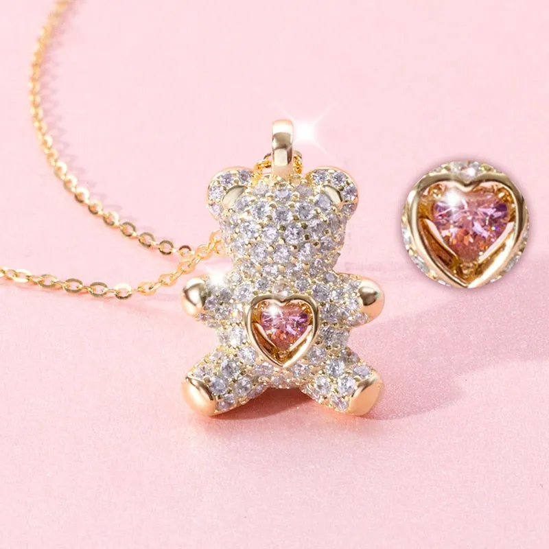 Bear Pendant Necklaces