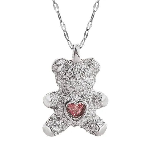 Bear Pendant Necklaces