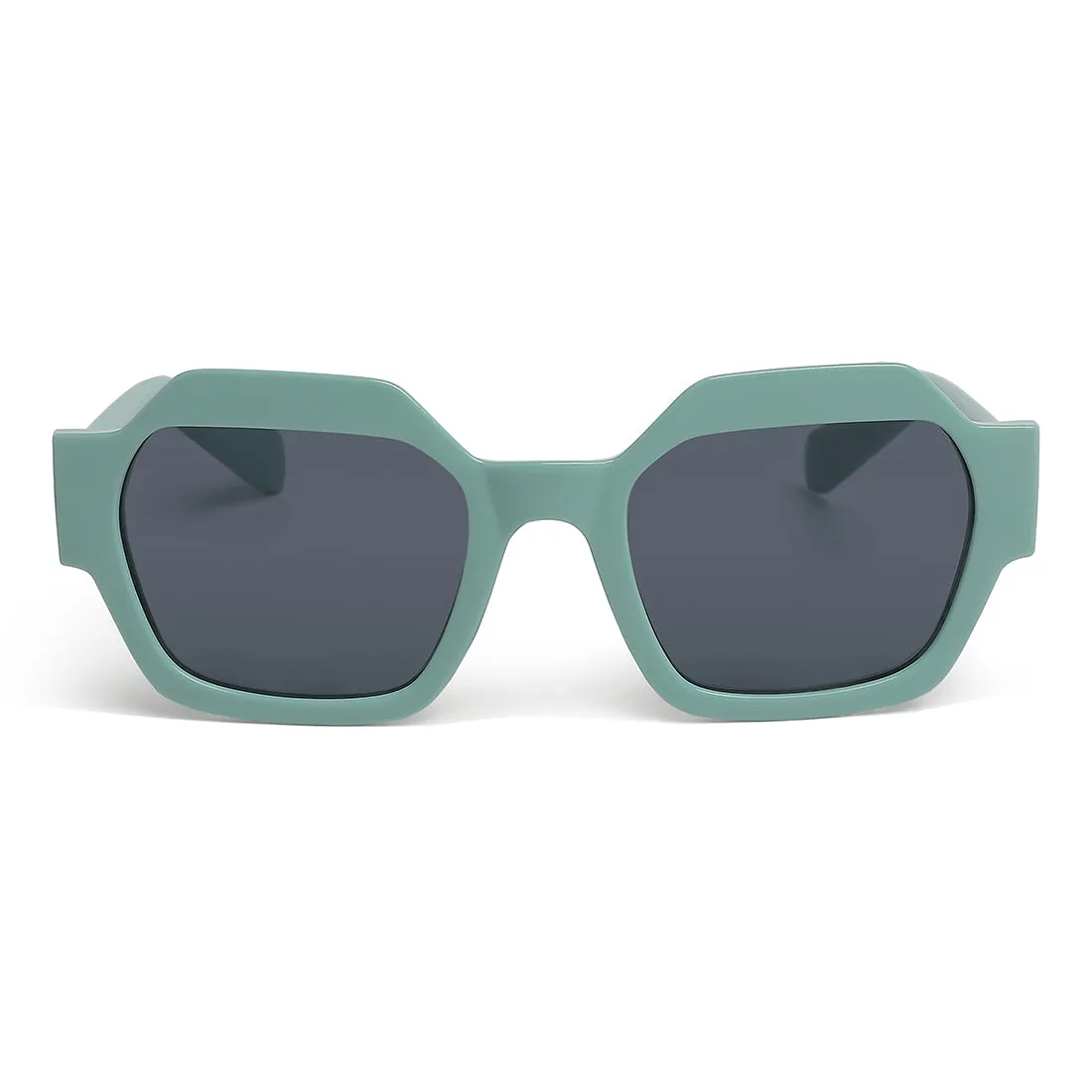 Bevel Frame Square Sunglasses