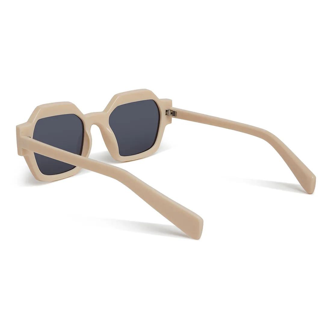 Bevel Frame Square Sunglasses
