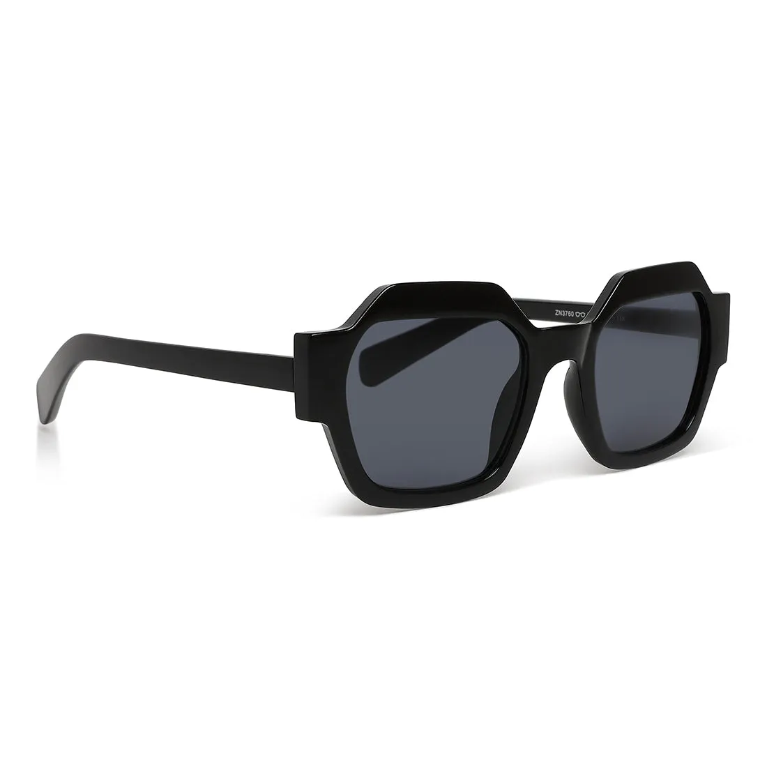 Bevel Frame Square Sunglasses