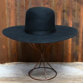 Black Felt- 5" Crown 4.5" Brim