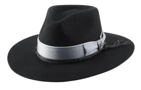 Brittoli Wool Felt Hat - Carte Blanche in Black