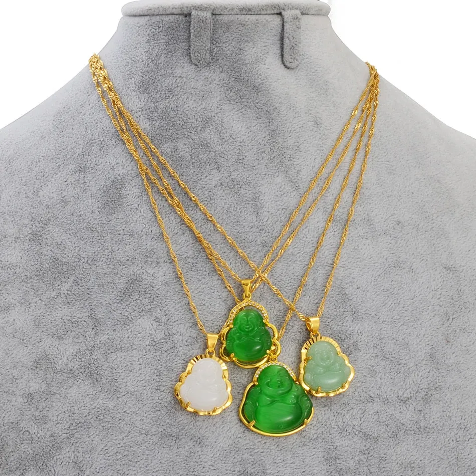 Buddha Pendant Necklaces Women