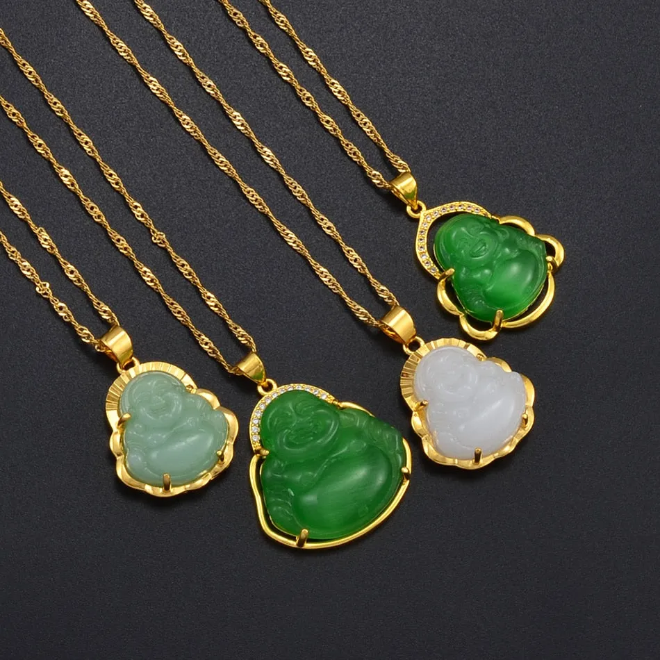 Buddha Pendant Necklaces Women
