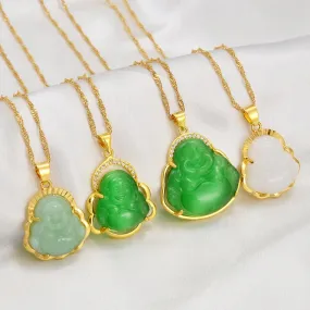 Buddha Pendant Necklaces Women
