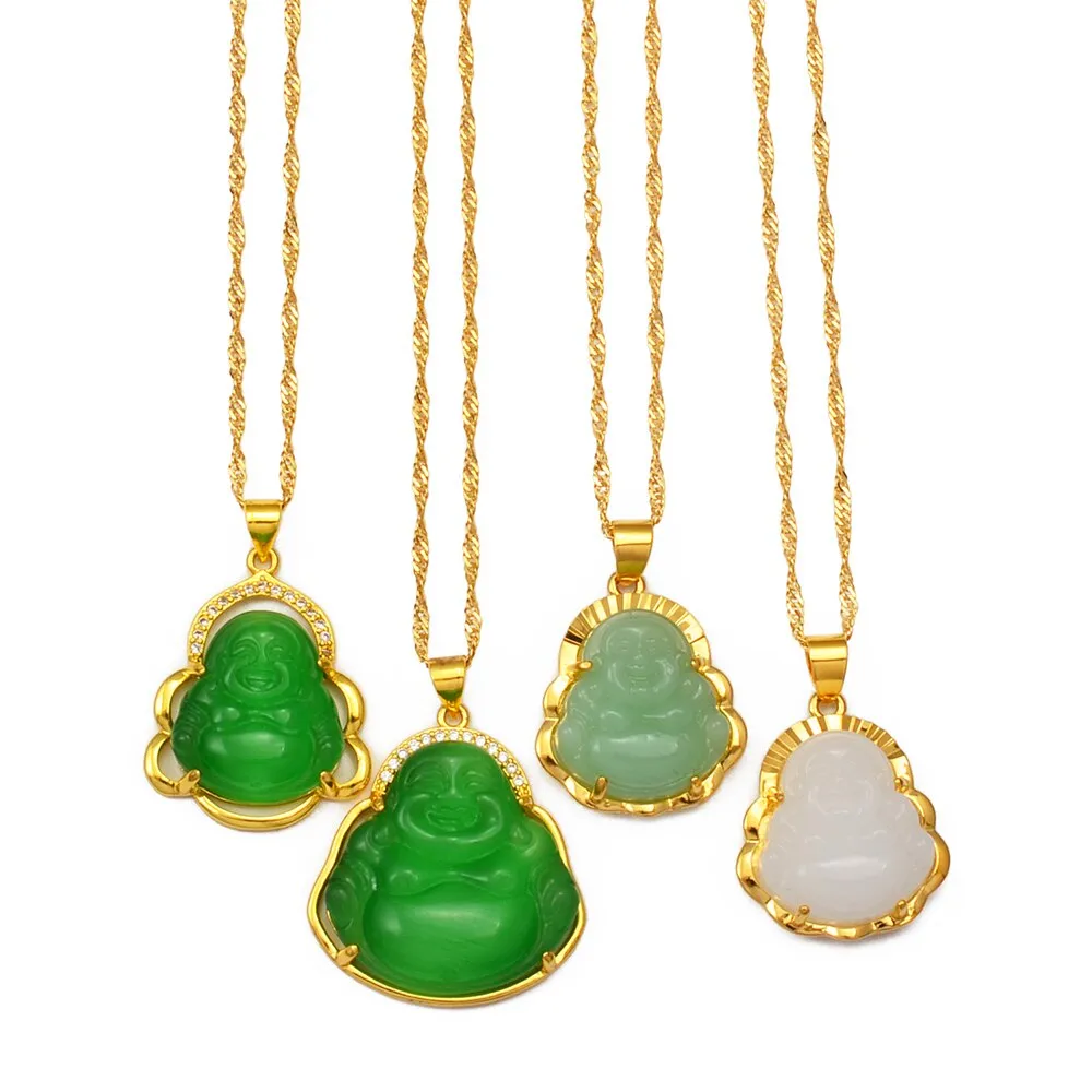 Buddha Pendant Necklaces Women