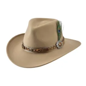 Bullhide Hats Western Couture - Rumour with Peacock Feather