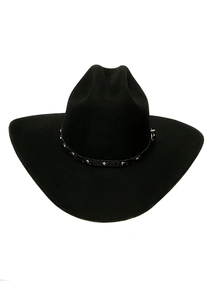 Bullhide PISTOL PETE 6X 0397BL Premium Wool Hat Black