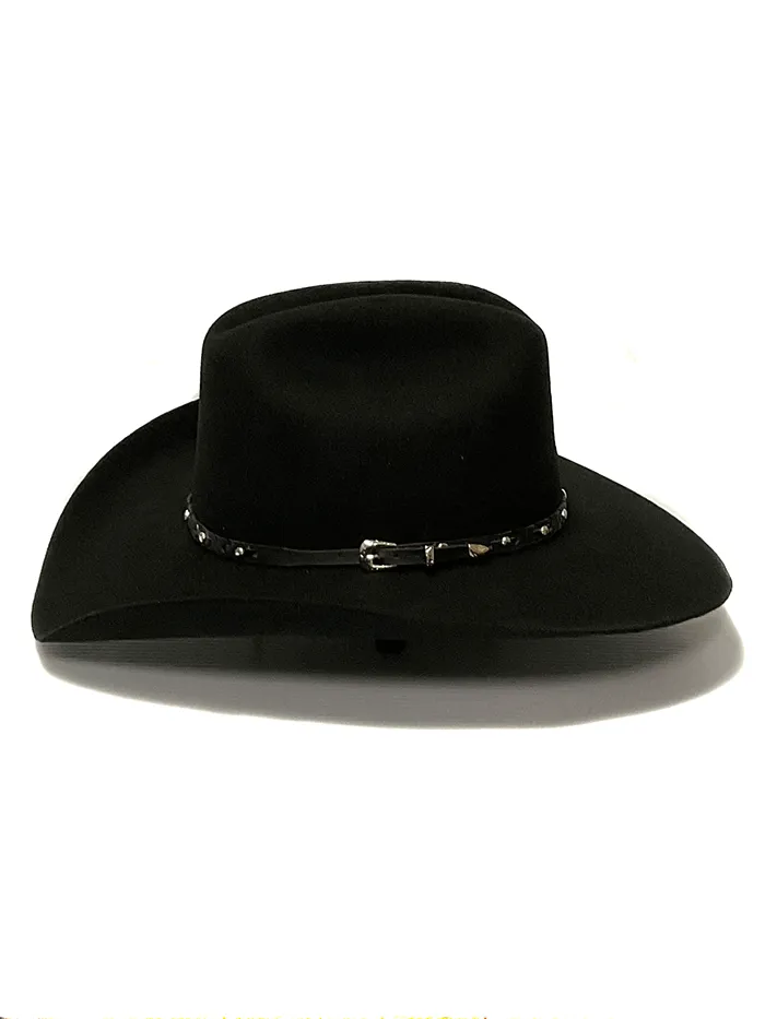 Bullhide PISTOL PETE 6X 0397BL Premium Wool Hat Black