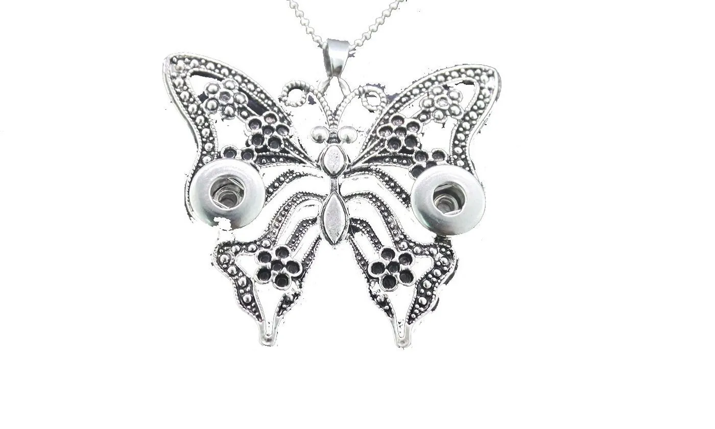 Butterfly Long Chain Bohemian Pendants Necklaces