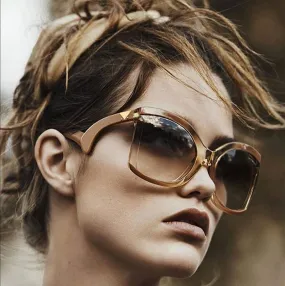 Butterfly's Style Gradient Square Sunglasses